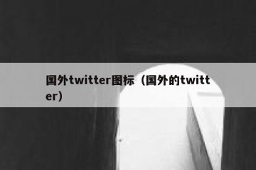 国外twitter图标（国外的twitter）