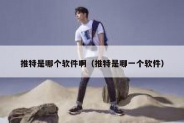 推特是哪个软件啊（推特是哪一个软件）