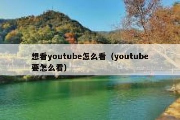 想看youtube怎么看（youtube要怎么看）
