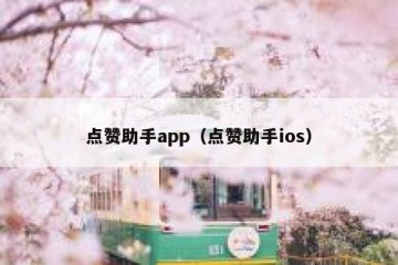 点赞助手app（点赞助手ios）