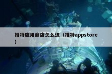 推特应用商店怎么进（推特appstore）