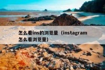 怎么看ins的浏览量（instagram怎么看浏览量）