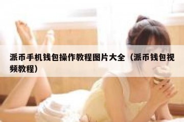 派币手机钱包操作教程图片大全（派币钱包视频教程）