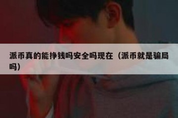 派币真的能挣钱吗安全吗现在（派币就是骗局吗）