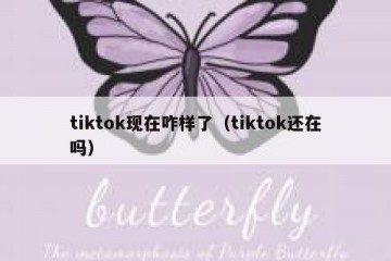 tiktok现在咋样了（tiktok还在吗）