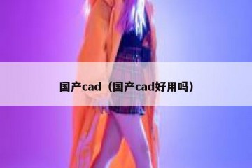 国产cad（国产cad好用吗）