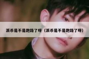 派币是不是跑路了呀（派币是不是跑路了呀）
