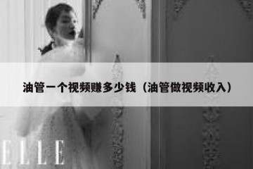 油管一个视频赚多少钱（油管做视频收入）