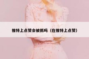 推特上点赞会被抓吗（在推特上点赞）