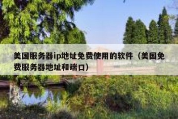 美国服务器ip地址免费使用的软件（美国免费服务器地址和端口）