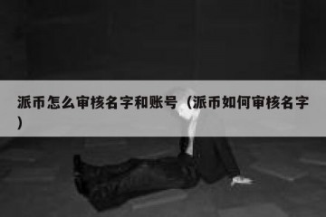 派币怎么审核名字和账号（派币如何审核名字）