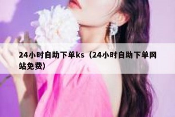 24小时自助下单ks（24小时自助下单网站免费）