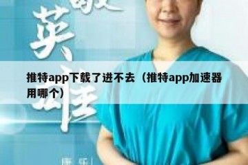 推特app下载了进不去（推特app加速器用哪个）
