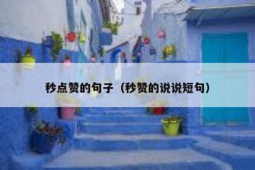秒点赞的句子（秒赞的说说短句）
