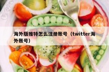 海外版推特怎么注册账号（twitter海外账号）