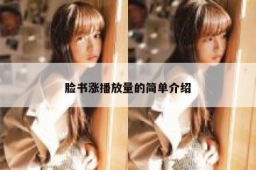 脸书涨播放量的简单介绍