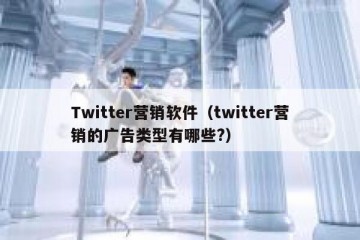 Twitter营销软件（twitter营销的广告类型有哪些?）