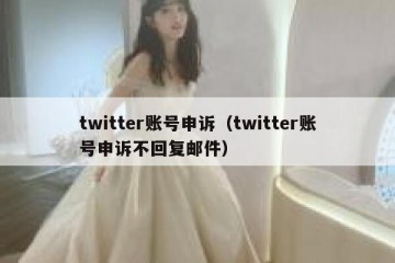 twitter账号申诉（twitter账号申诉不回复邮件）