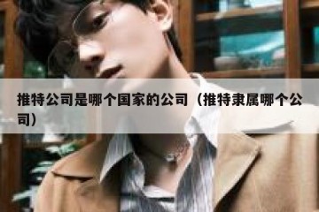 推特公司是哪个国家的公司（推特隶属哪个公司）