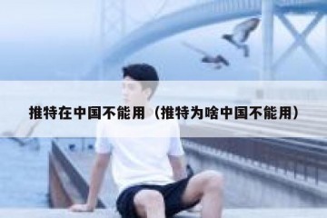 推特在中国不能用（推特为啥中国不能用）