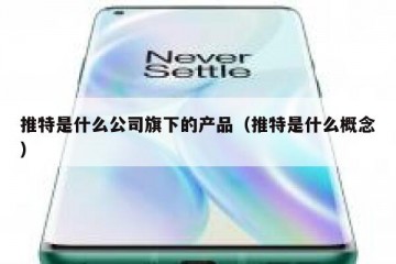 推特是什么公司旗下的产品（推特是什么概念）