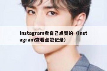 instagram看自己点赞的（instagram查看点赞记录）