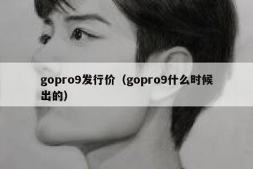 gopro9发行价（gopro9什么时候出的）