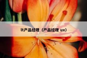 lt产品经理（产品经理 ux）