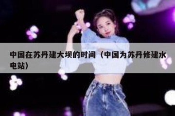 中国在苏丹建大坝的时间（中国为苏丹修建水电站）