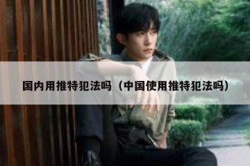 国内用推特犯法吗（中国使用推特犯法吗）