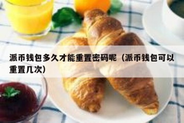 派币钱包多久才能重置密码呢（派币钱包可以重置几次）