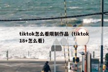 tiktok怎么看限制作品（tiktok18+怎么看）