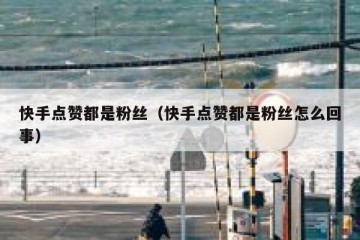 快手点赞都是粉丝（快手点赞都是粉丝怎么回事）