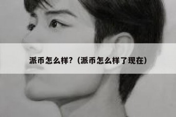 派币怎么样?（派币怎么样了现在）