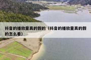 抖音的播放量真的假的（抖音的播放量真的假的怎么看）