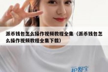 派币钱包怎么操作视频教程全集（派币钱包怎么操作视频教程全集下载）