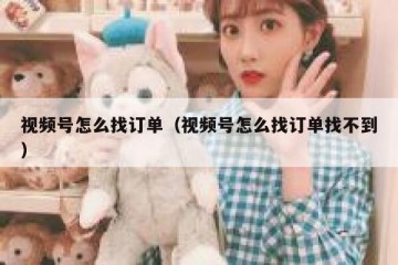 视频号怎么找订单（视频号怎么找订单找不到）