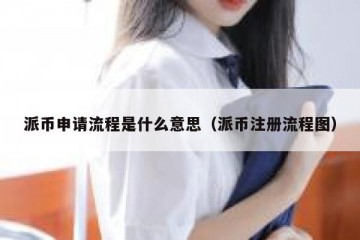 派币申请流程是什么意思（派币注册流程图）
