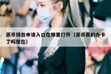 派币钱包申请入口在哪里打开（派币真的办卡了吗现在）