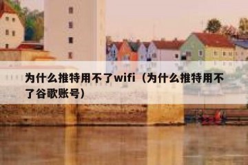 为什么推特用不了wifi（为什么推特用不了谷歌账号）