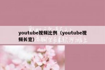 youtube视频比例（youtube视频长宽）