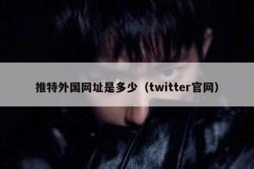推特外国网址是多少（twitter官网）