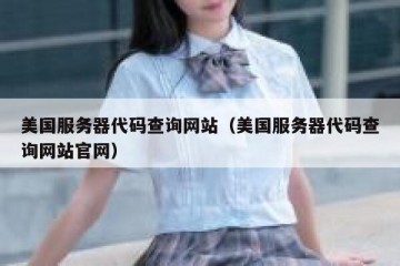 美国服务器代码查询网站（美国服务器代码查询网站官网）