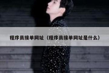 程序员接单网址（程序员接单网址是什么）