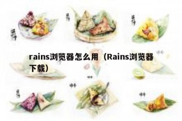 rains浏览器怎么用（Rains浏览器下载）