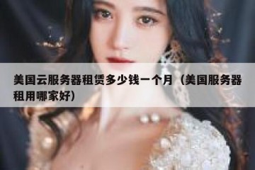 美国云服务器租赁多少钱一个月（美国服务器租用哪家好）