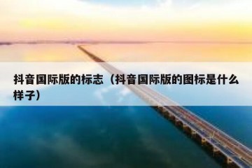 抖音国际版的标志（抖音国际版的图标是什么样子）