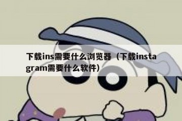 下载ins需要什么浏览器（下载instagram需要什么软件）