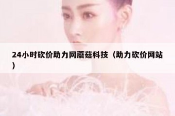 24小时砍价助力网蘑菇科技（助力砍价网站）