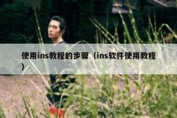 使用ins教程的步骤（ins软件使用教程）
